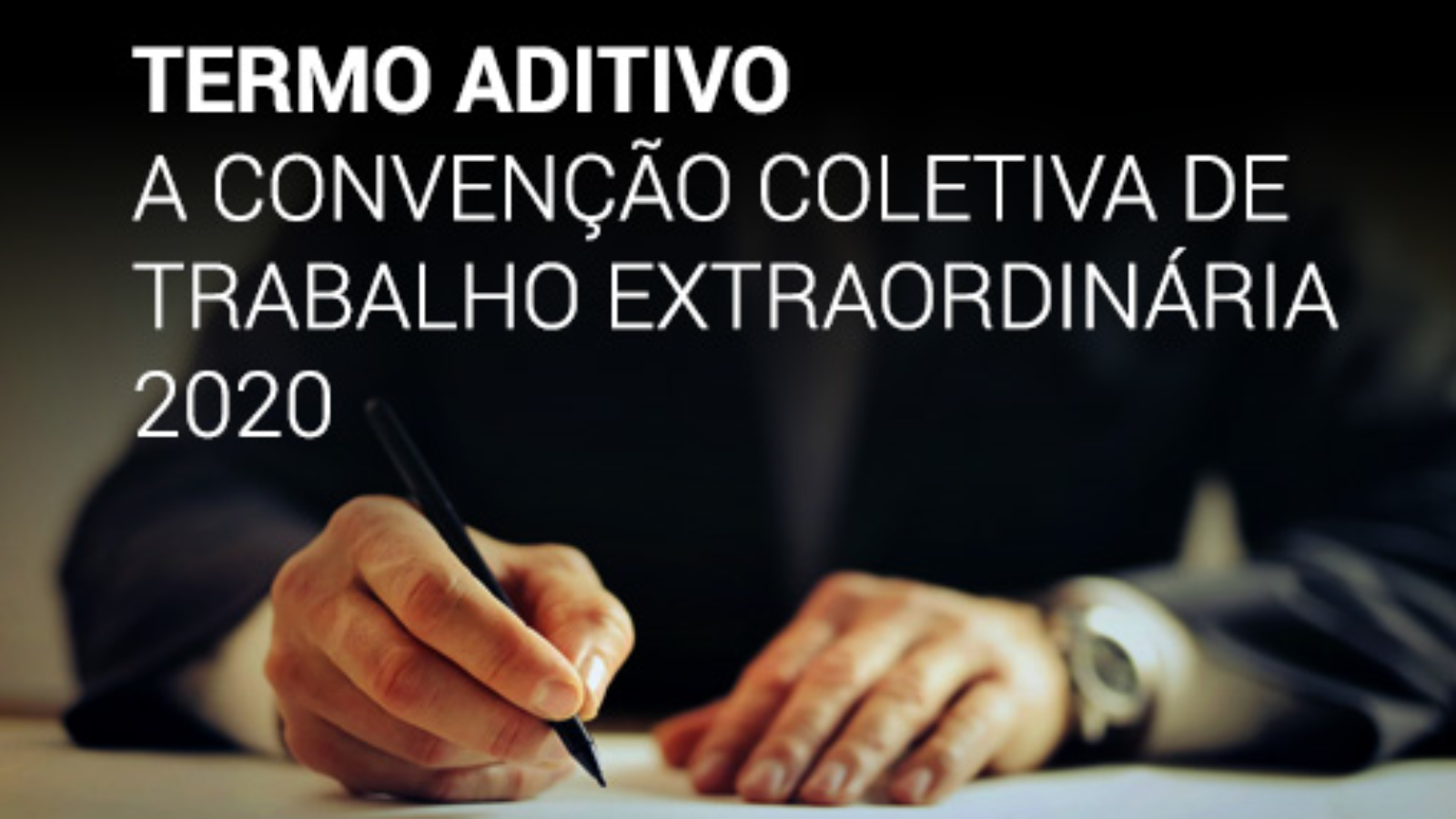 TERMO ADITIVO A CONVENÇÃO COLETIVA DE TRABALHO EXTRAORDINÁRIA 2020